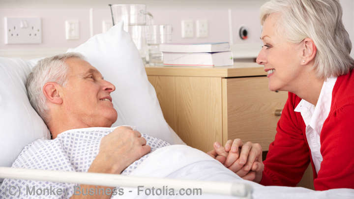 写真：寝たきりのイメージ図